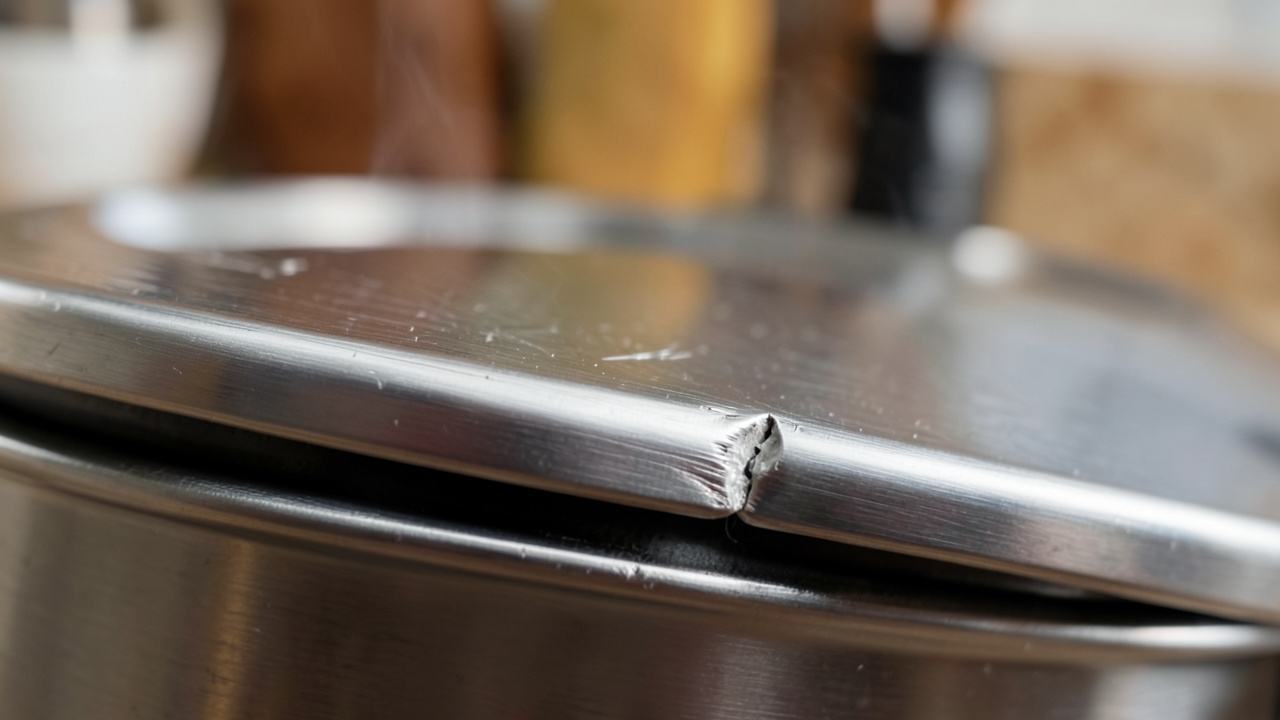 6 - Damaged Lid Rim or Pot Edge
