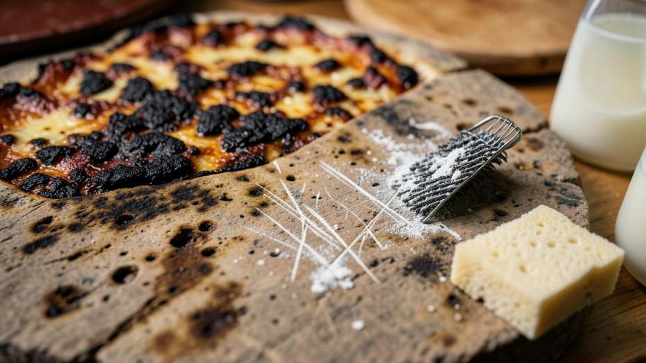 Common Mistakes to Avoid When Cleaning Baked-On Cheese Off a Pizza Oven Stone Surface