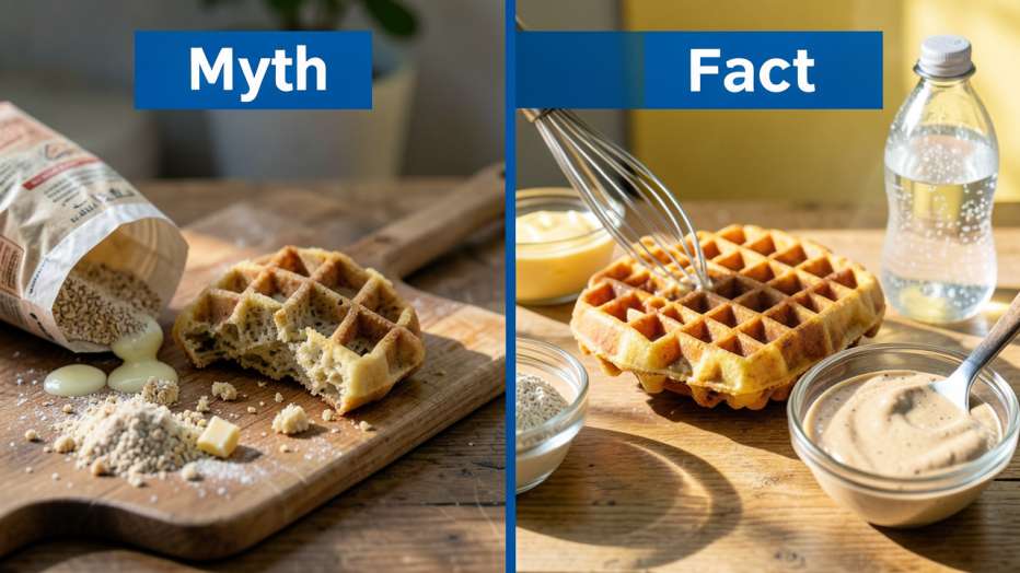 Common Myths vs. Facts in Gluten-Free Waffle Baking