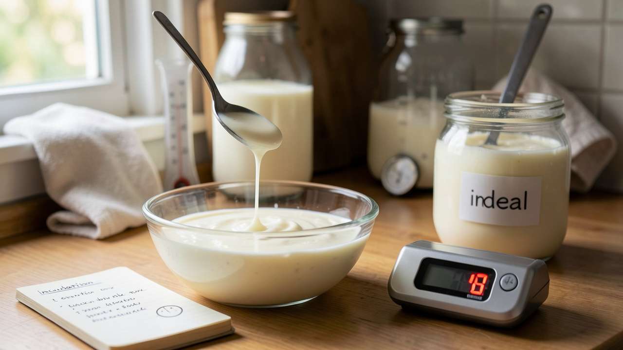 How Does Incubation Time Affect Yogurt Thickness?