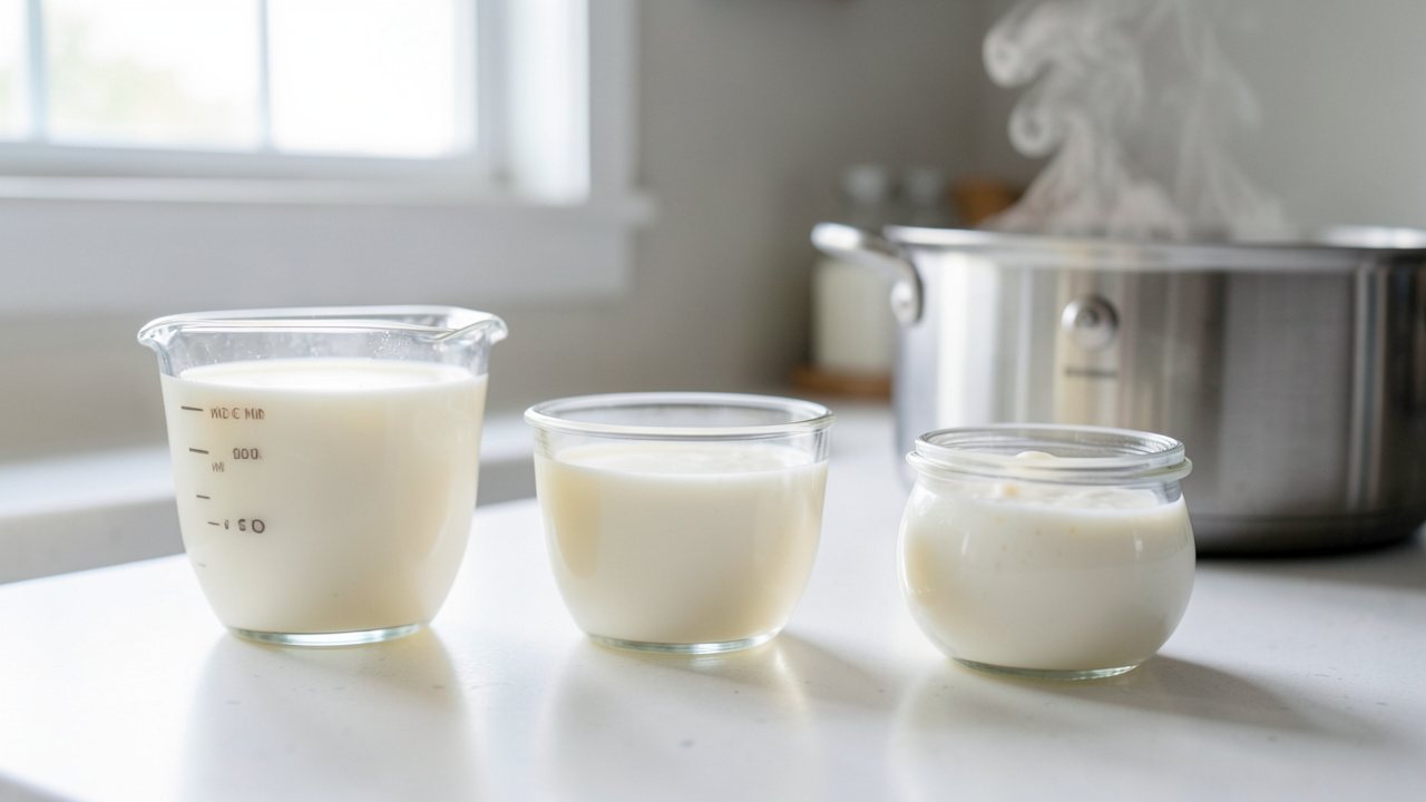 How Does the Type of Milk Affect Yogurt Thickness?