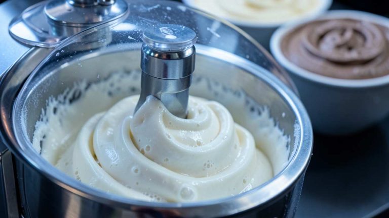 How Ice Cream Makers Churn Air Into Frozen Dessert Base