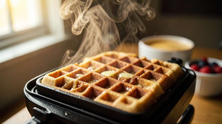 How Steam Vents Give Waffle Makers a Crisp Golden Texture