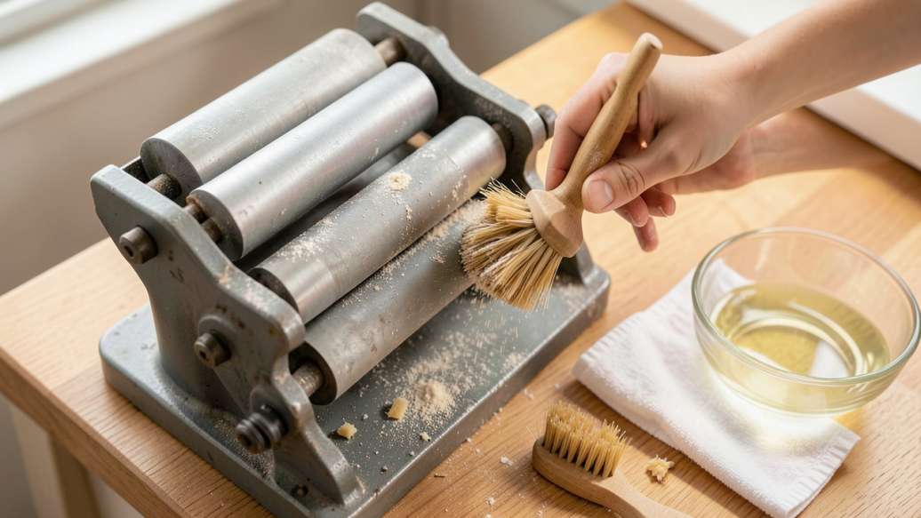 How to Clean Your Pasta Maker Without Getting the Rollers Wet Inside