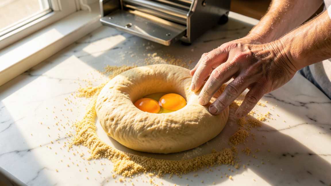 How to Knead and Rest the Dough for the Machine