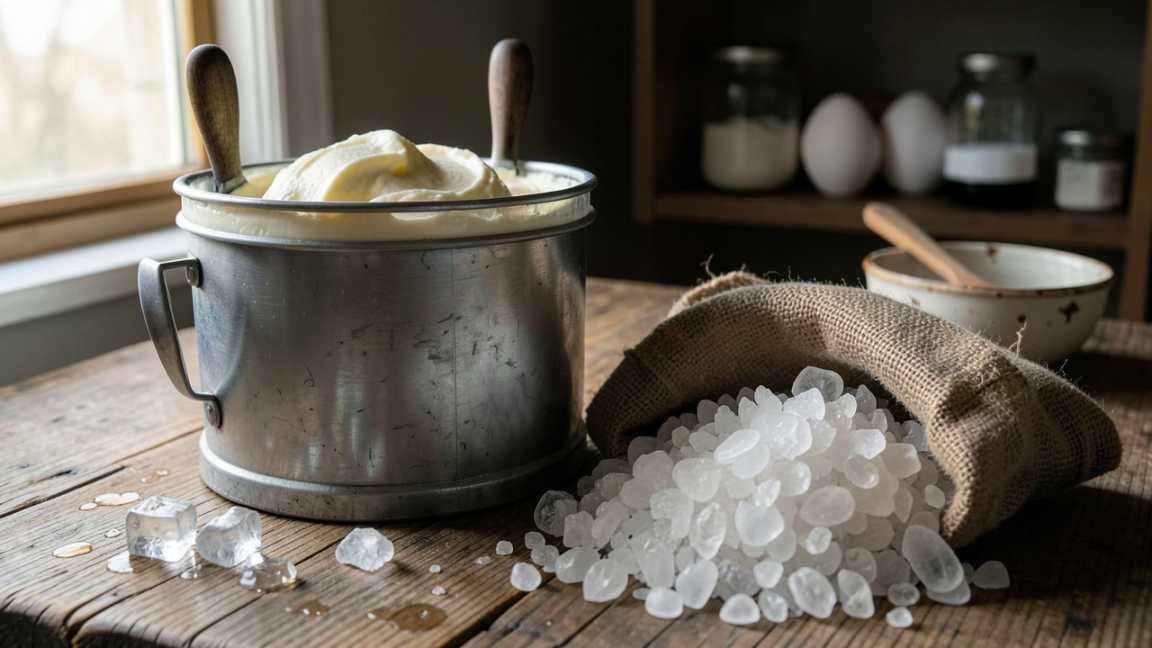 How to Use Rock Salt in a Traditional Ice Cream Maker