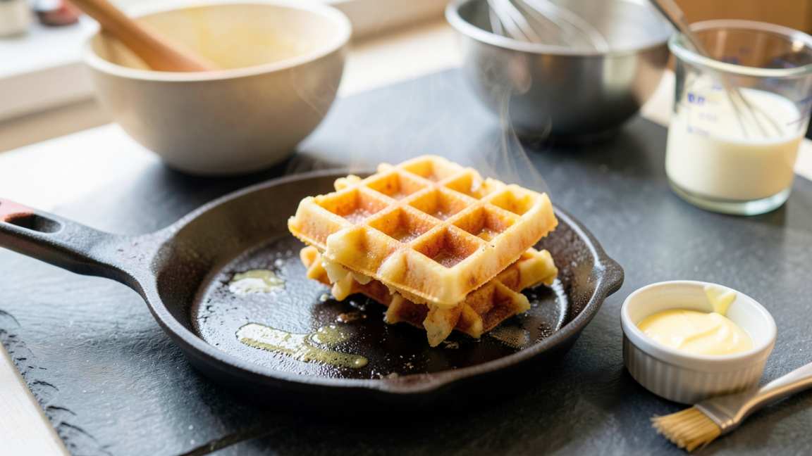 Step-by-Step Perfect Waffle Process