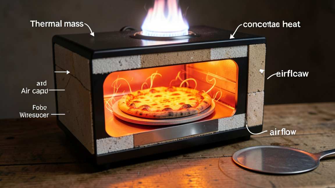 What Makes High Heat Possible in a Small Countertop Pizza Oven?