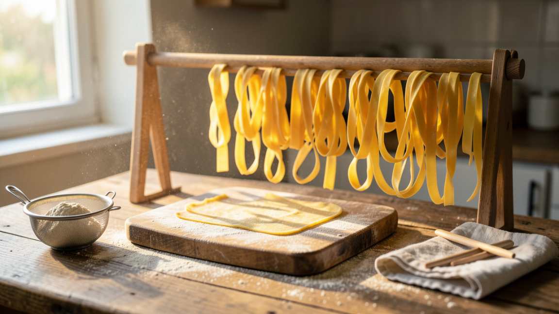 What You Need to Dry Fresh Pasta