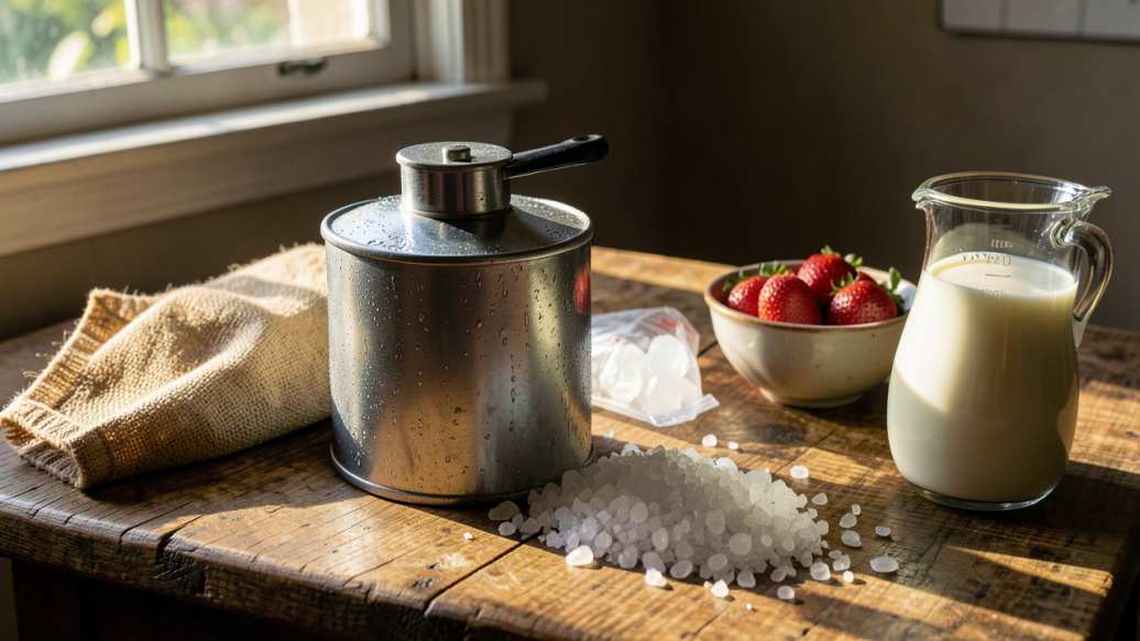 Who Needs Rock Salt for Ice Cream Making?