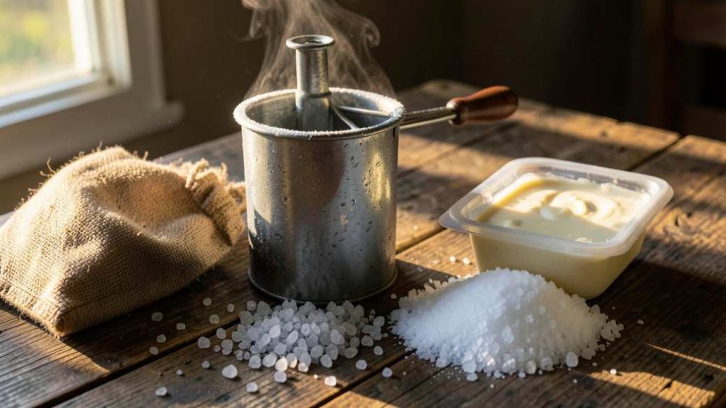 Why Rock Salt Is Still Needed in Traditional Ice Cream Makers
