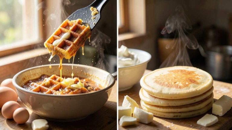 Why Waffle Batter Needs More Fat Than Standard Pancake Batter